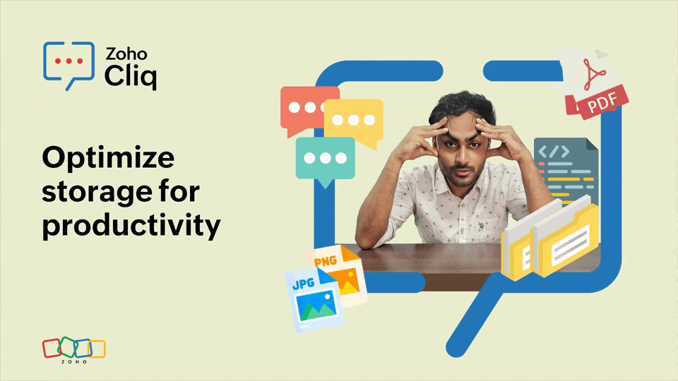 Boost Efficiency with Zoho Cliq's File Cleanup: Say Goodbye to Digital Clutter!