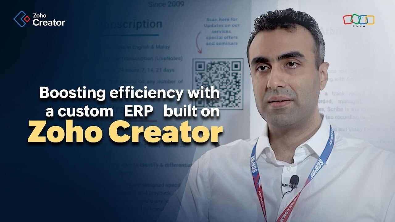 Zoho Creator: Elevating Script Synergy to ERP Excellence