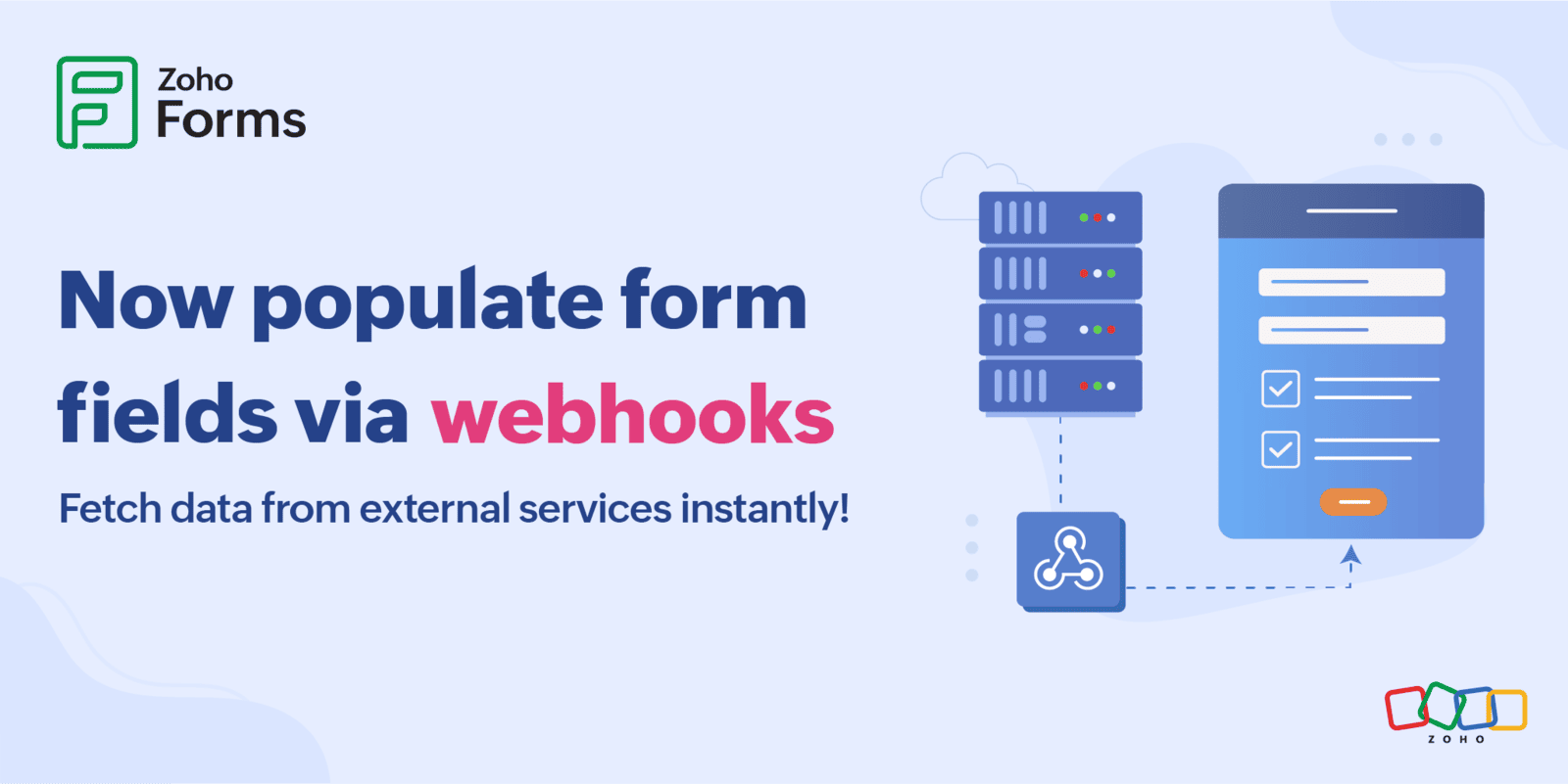 Revolutionize User Experience: Zoho Forms Introduces Dynamic Prefilling via Webhooks