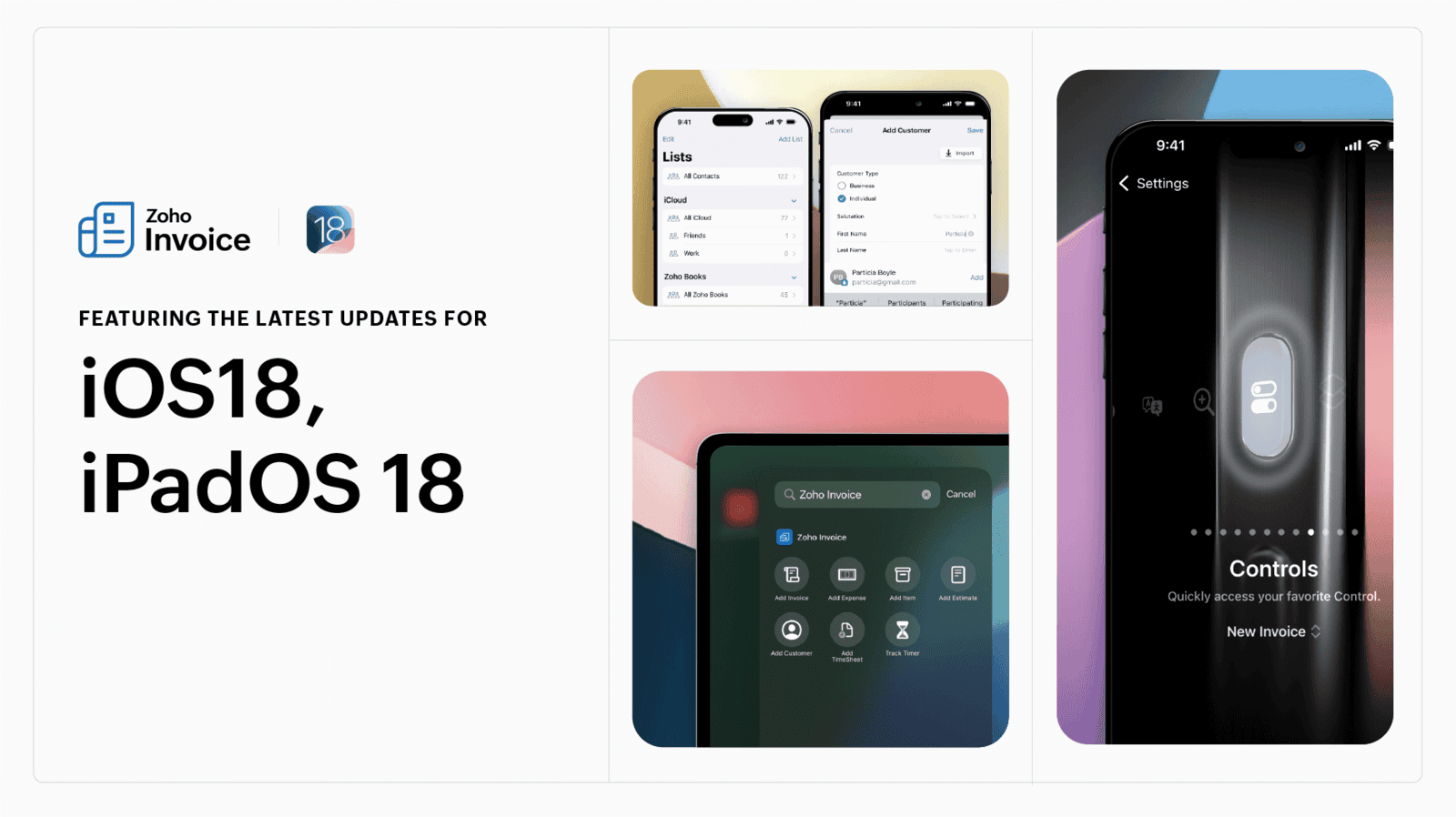 Revolutionize Your Workflow: Zoho Invoice's New iOS 18 Features for Streamlined Transactions